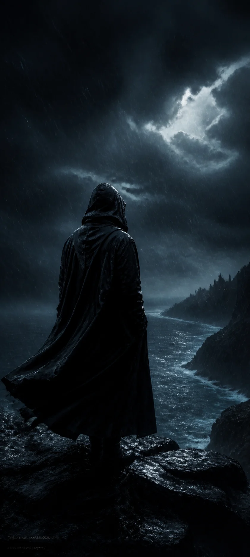 Painterly Prestige Rain Silhouette