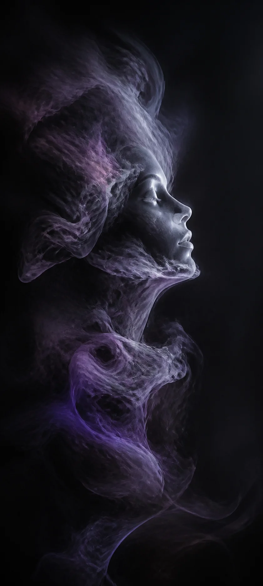 Painterly Prestige Smoke Portrait