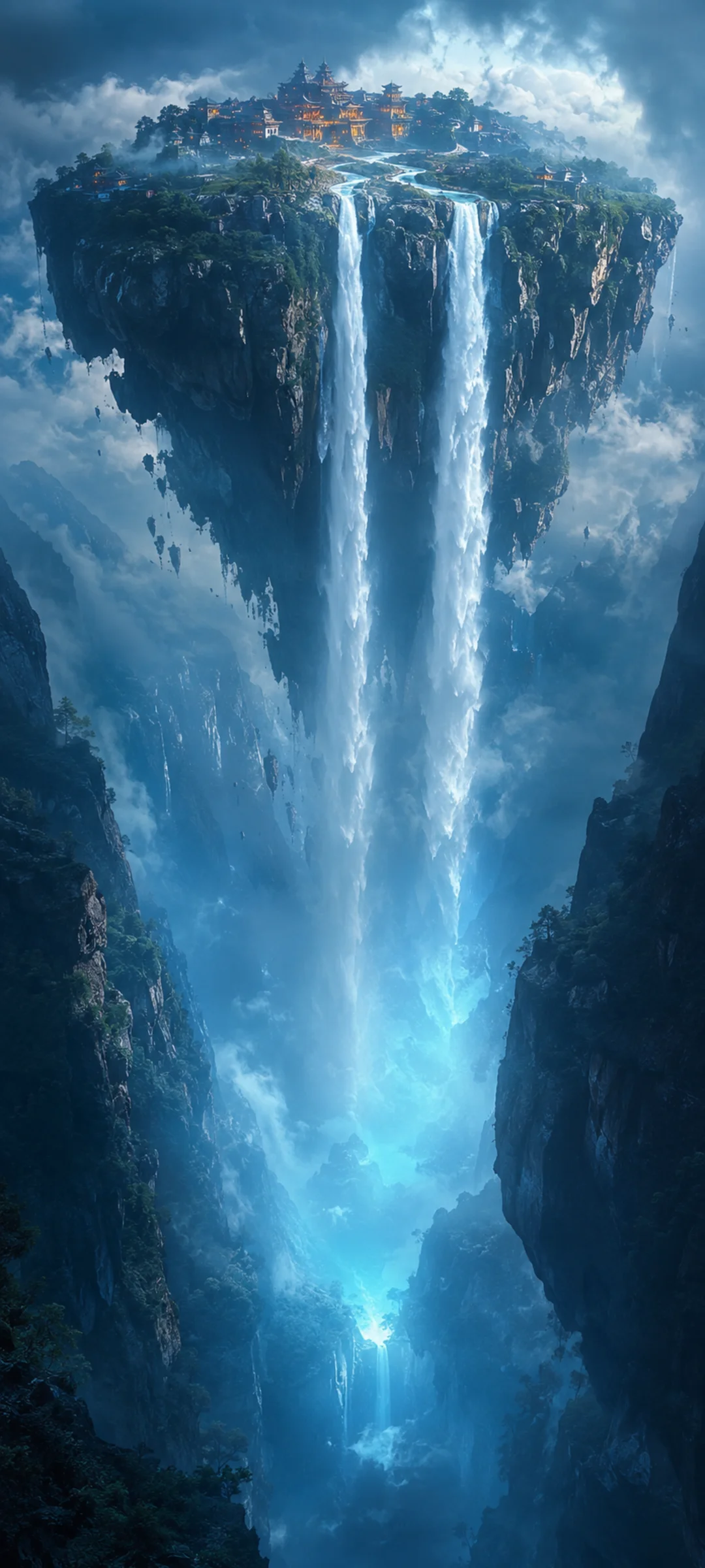 Floating Mountain Waterfalls