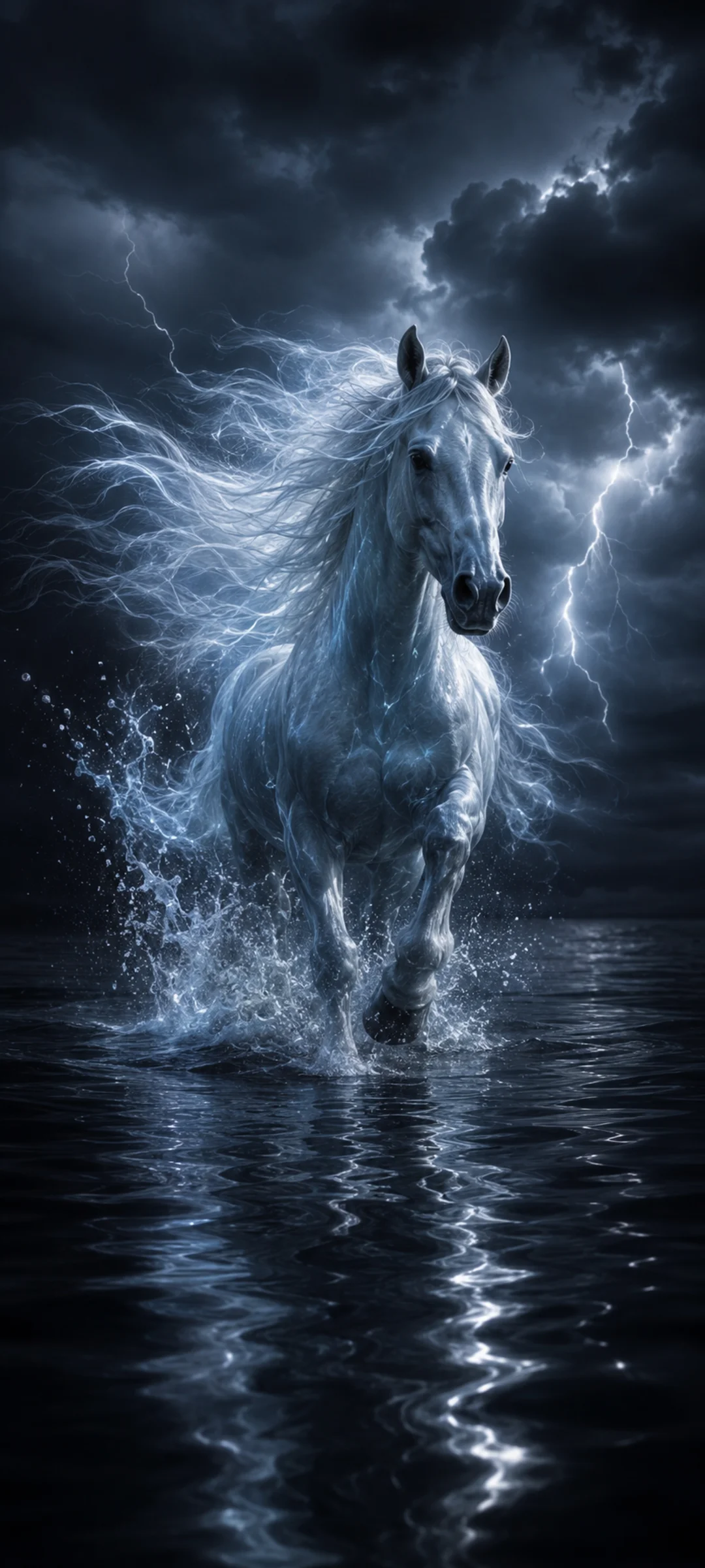 Ghostly Horse Black Water