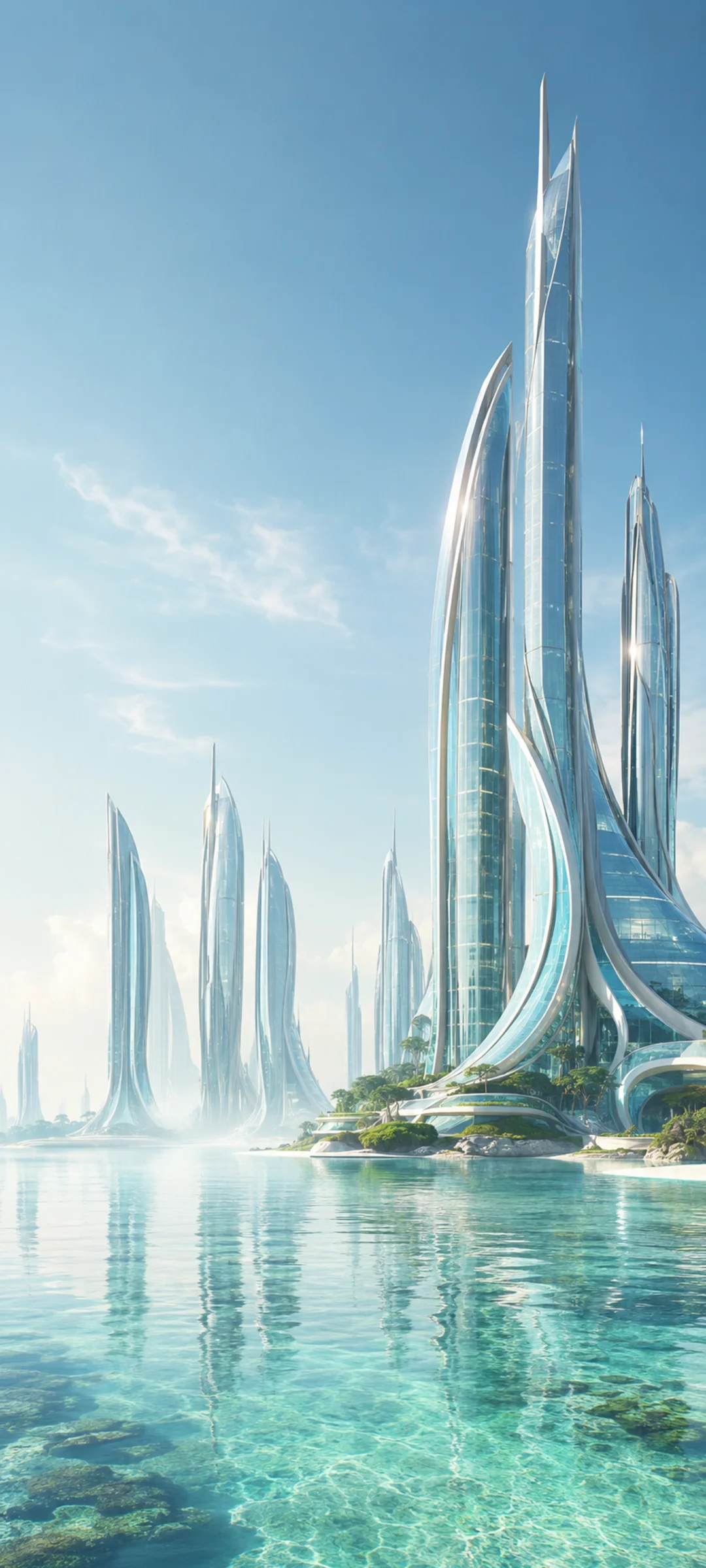 Glass Tower Water City