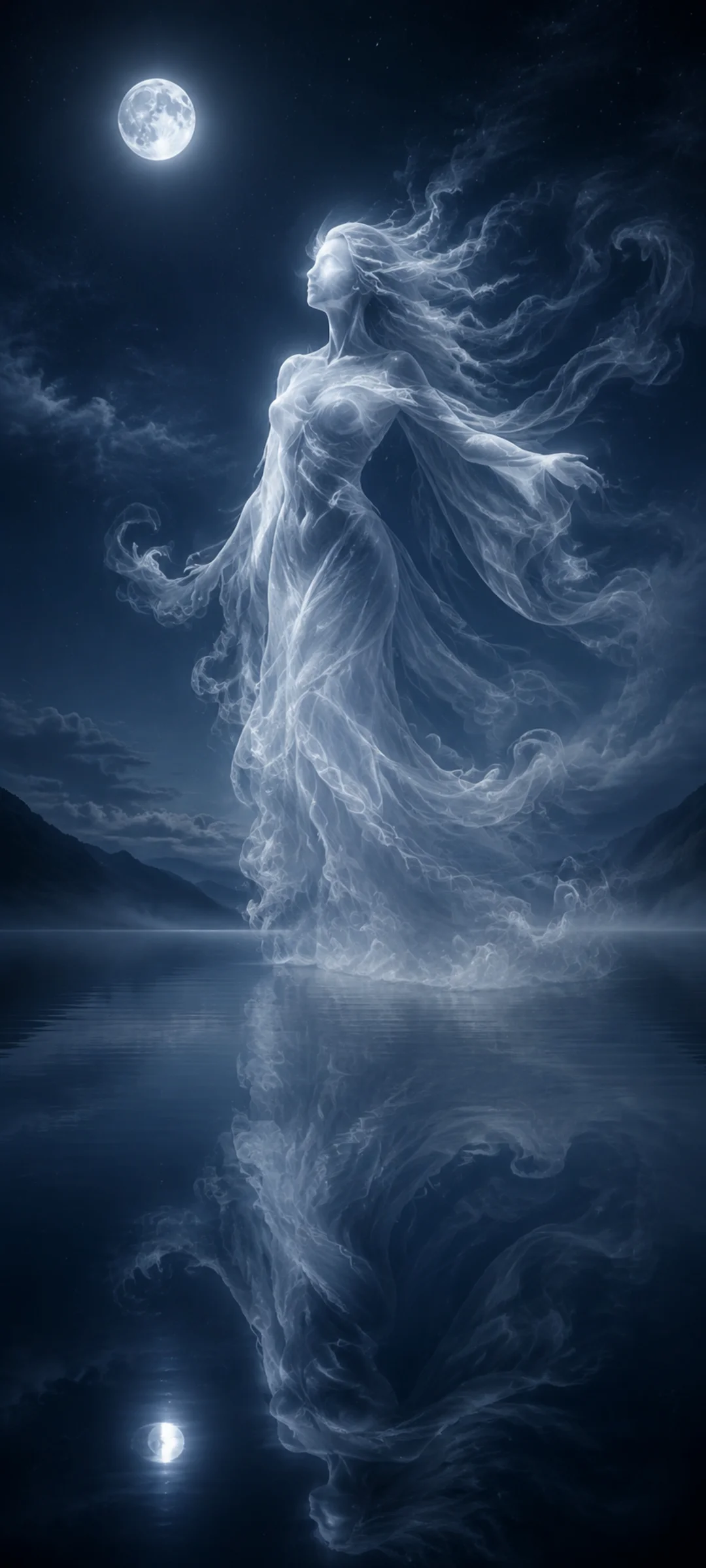 Silver Mist Moon Goddess