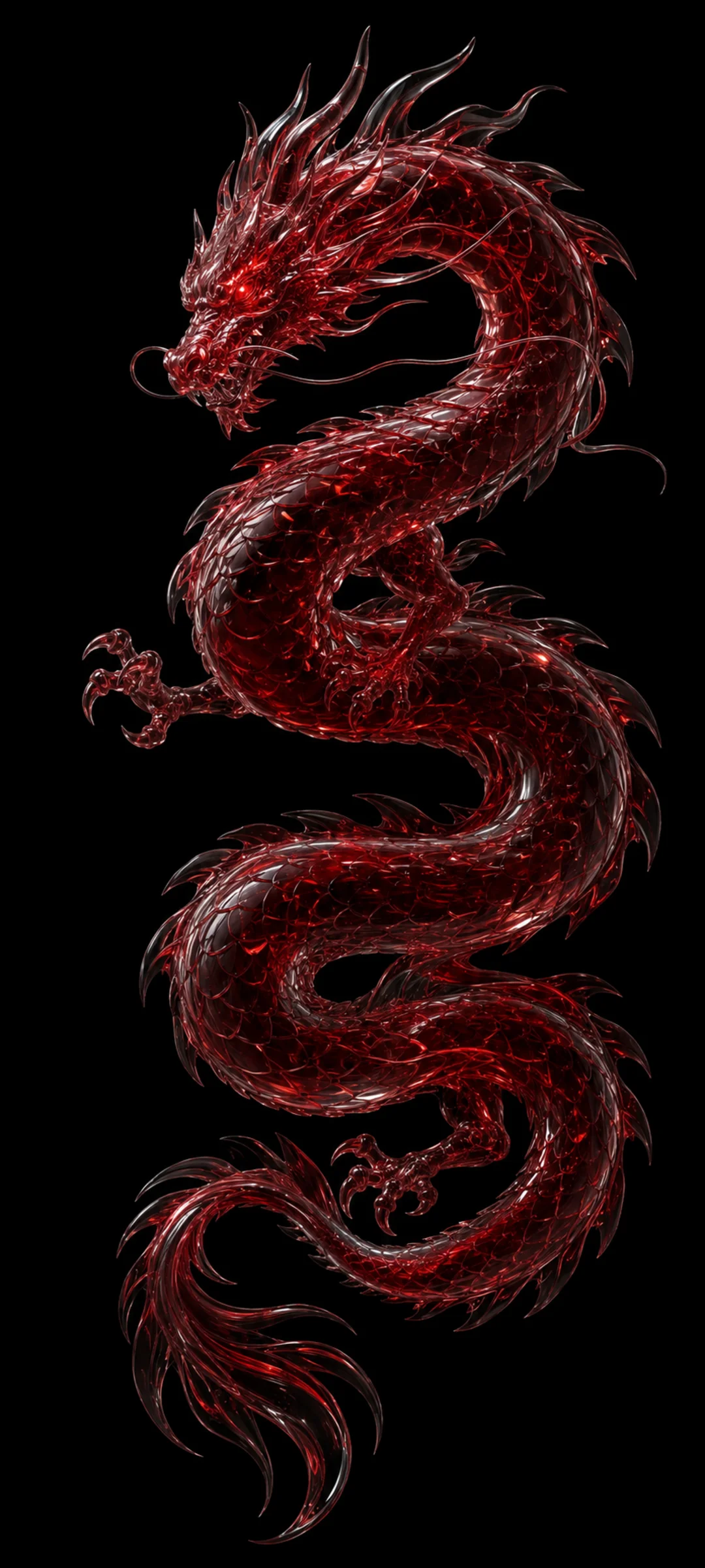 Translucent Red Dragon