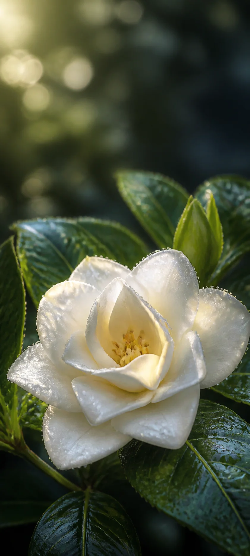 Dew Kissed Gardenia Macro
