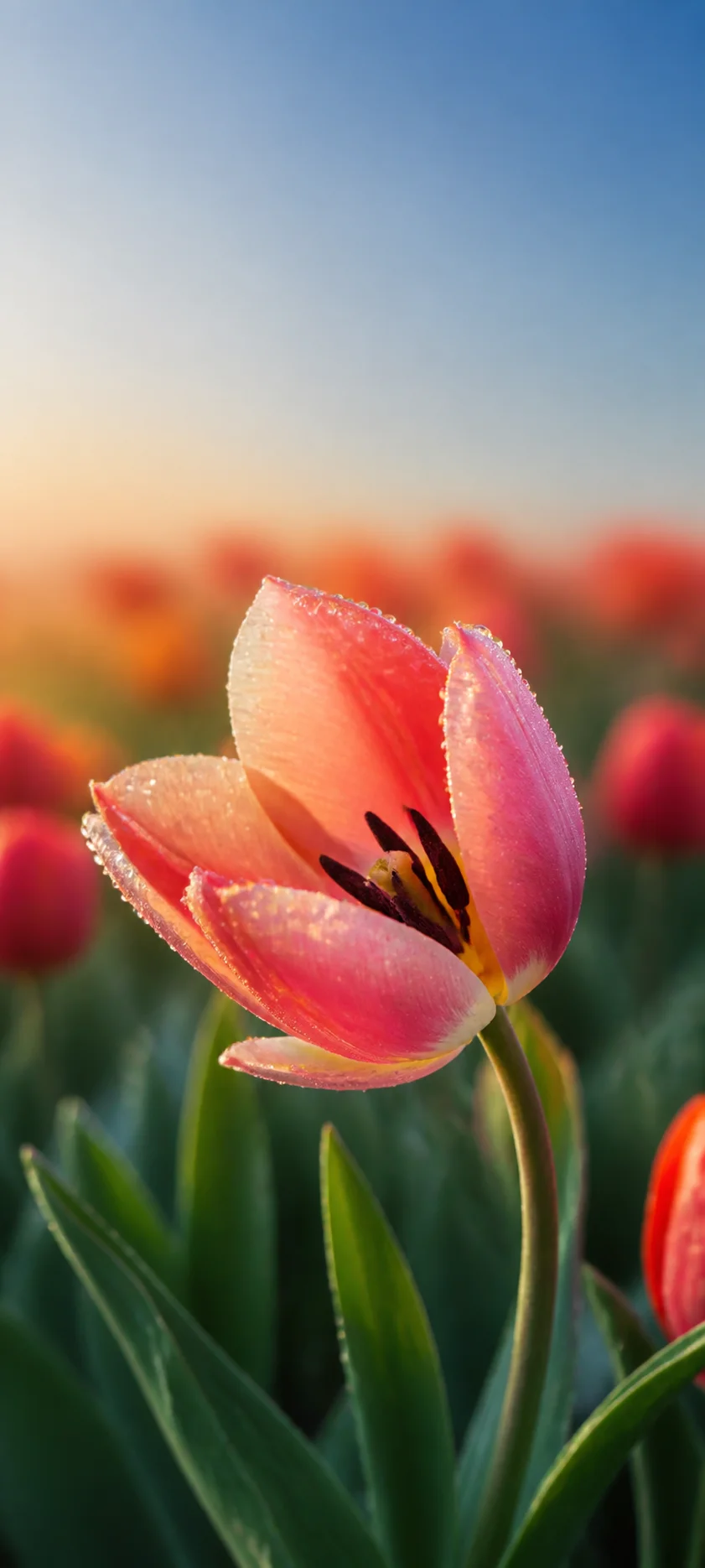 Dew Kissed Tulip Macro
