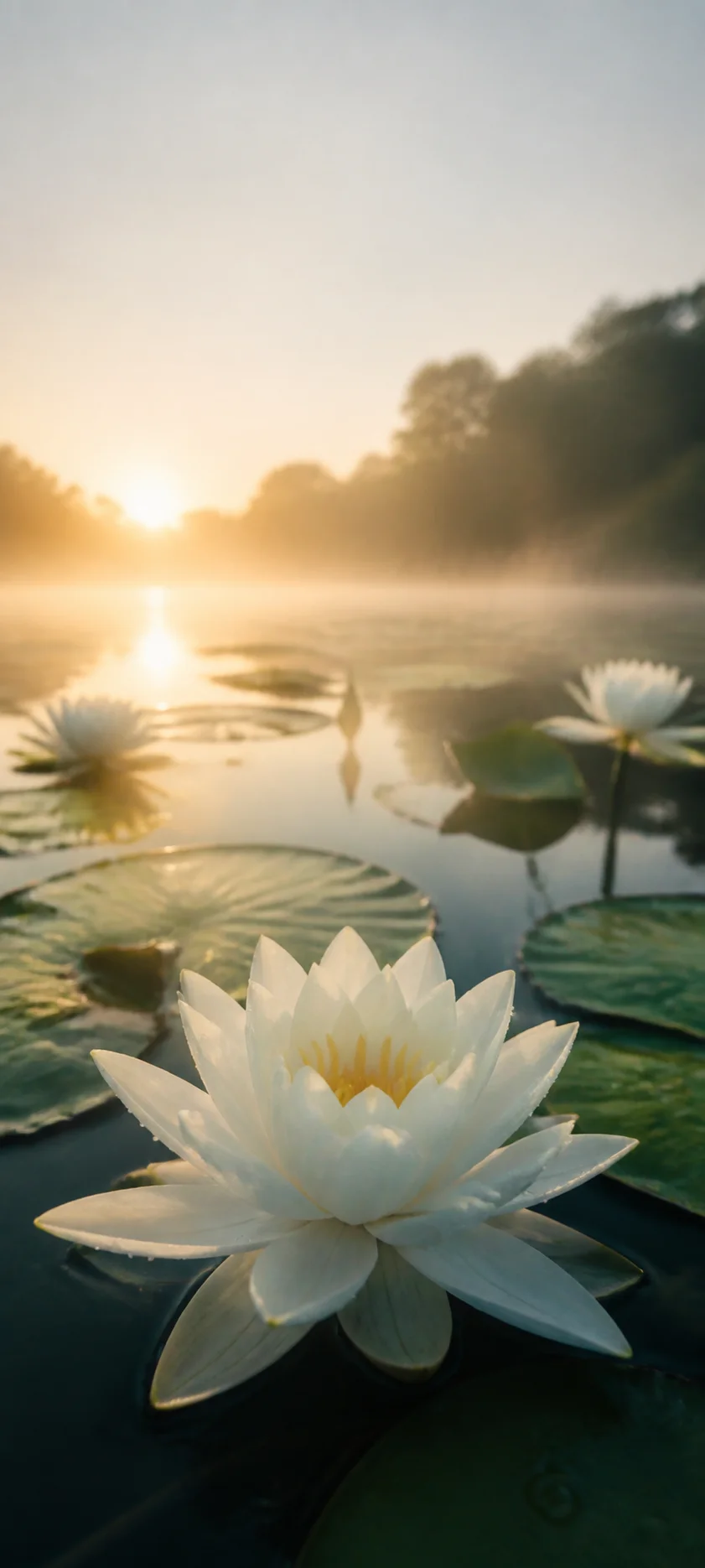 White Water Lily Golden Habitat