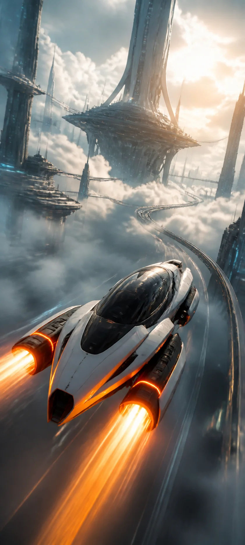Epic Cinematic Cloud Racer