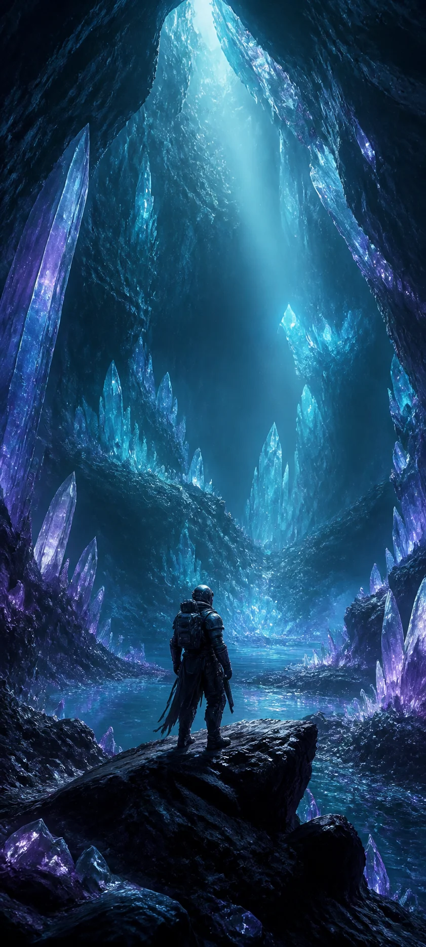 Epic Cinematic Crystal Cavern Quest