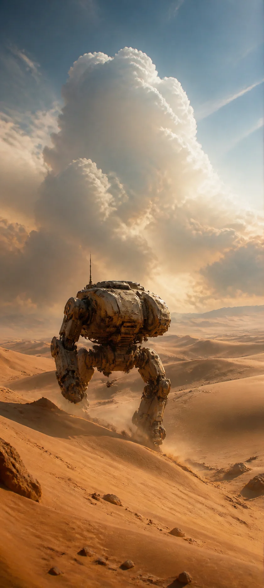 Epic Cinematic Desert Mech