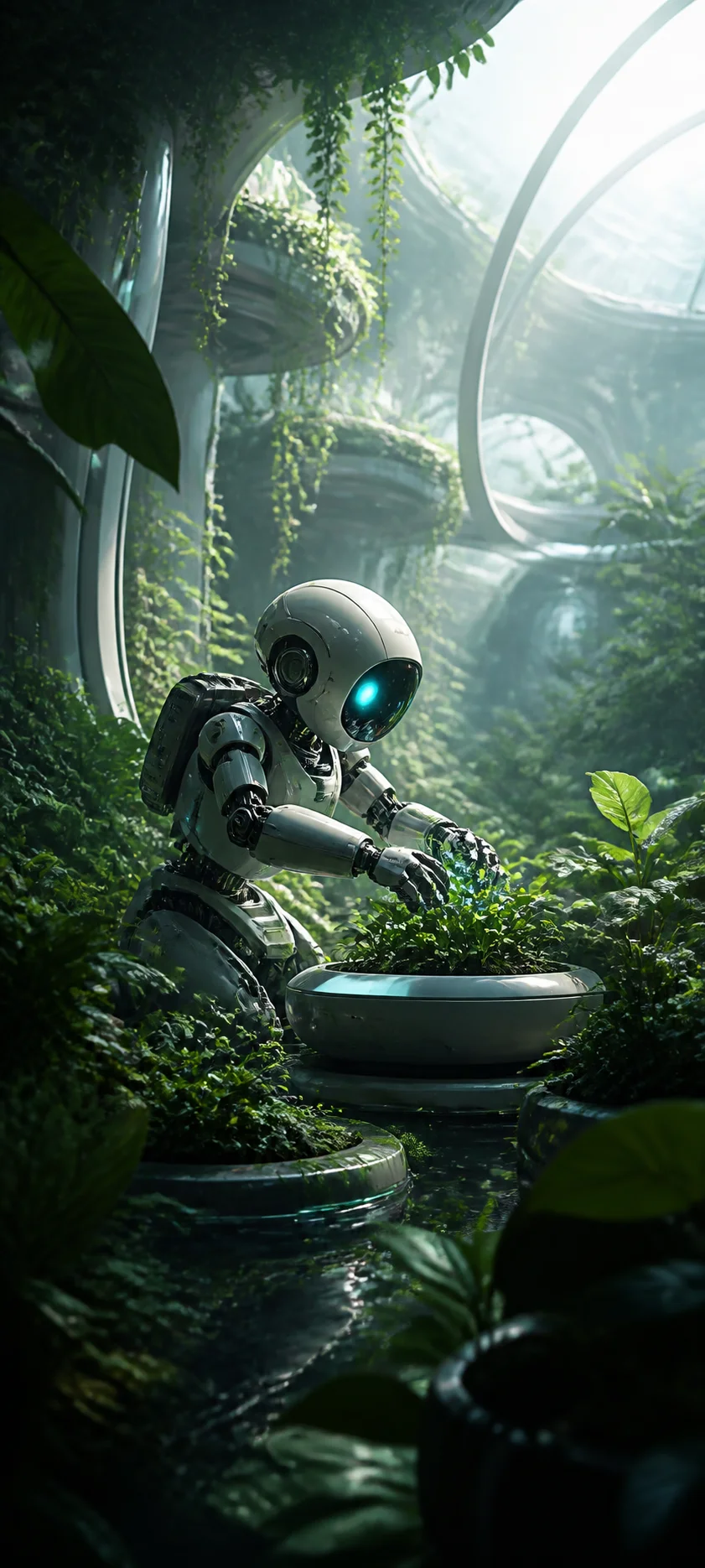 Epic Cinematic Robot Garden
