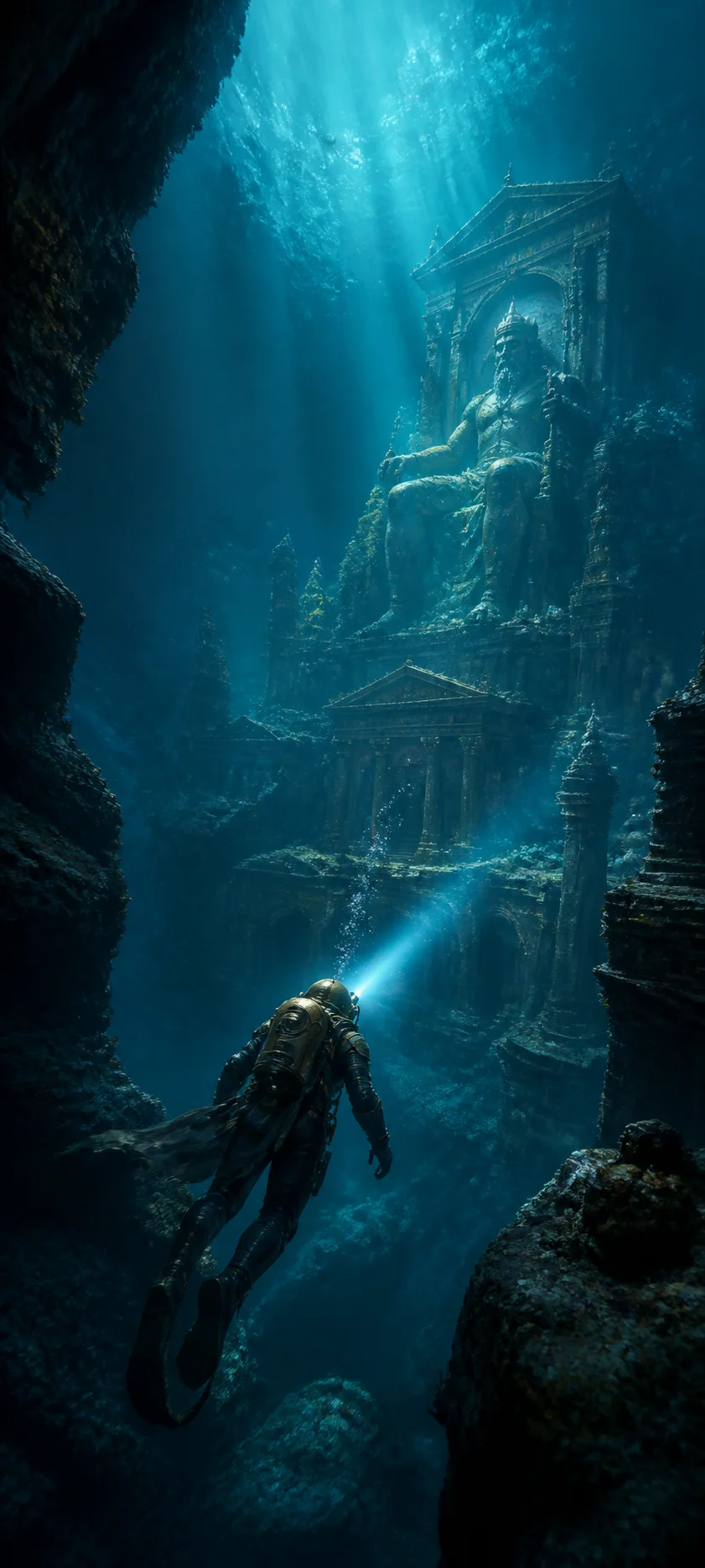 Epic Cinematic Underwater Ruins