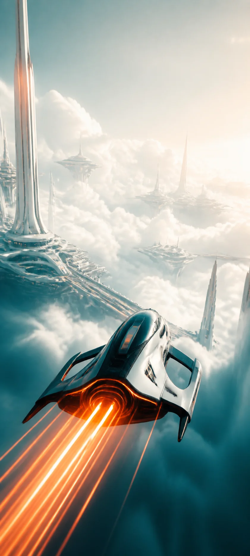 Minimal Iconic Cloud Racer