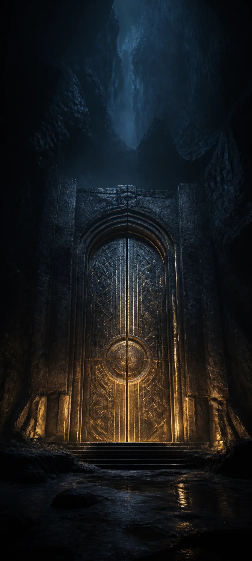Minimal Iconic Dungeon Gate