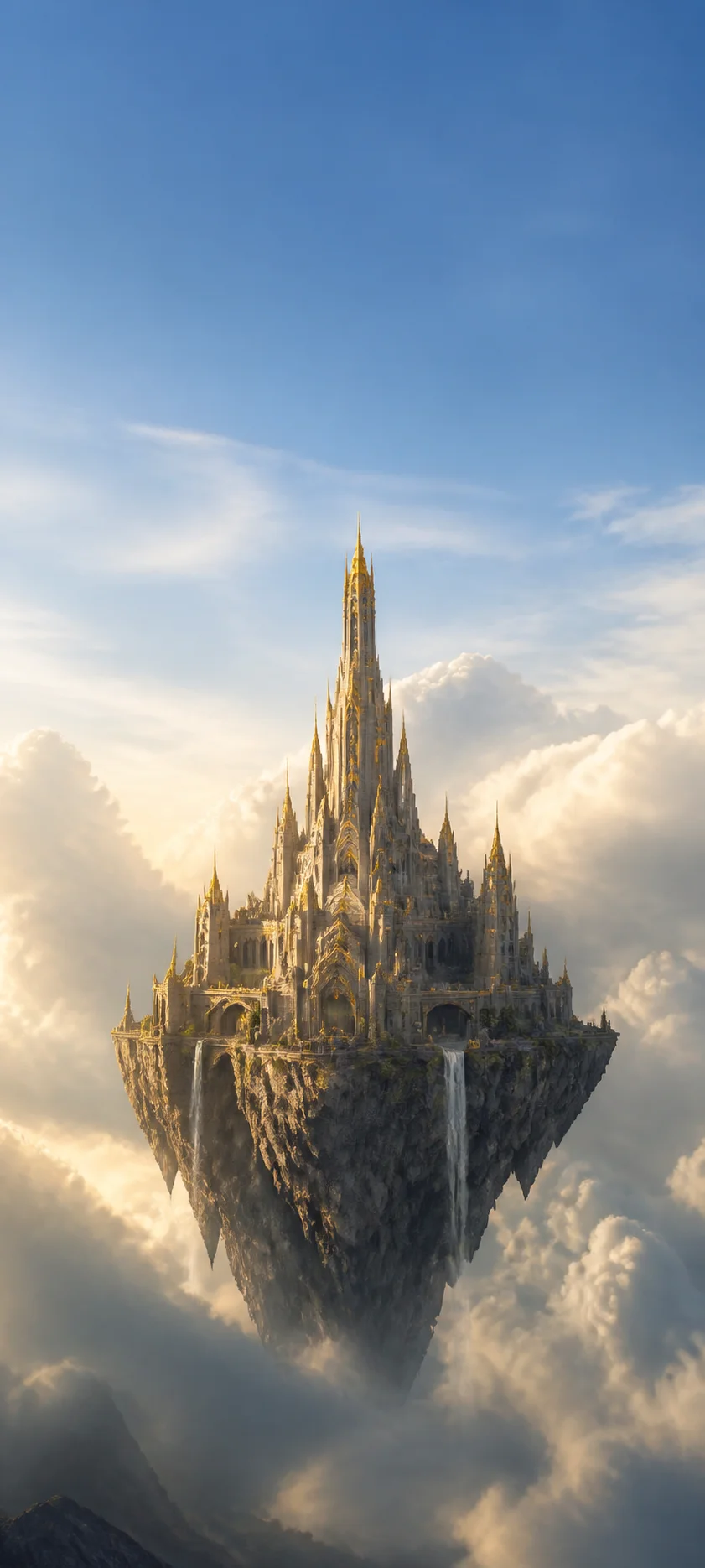 Minimal Iconic Sky Fortress