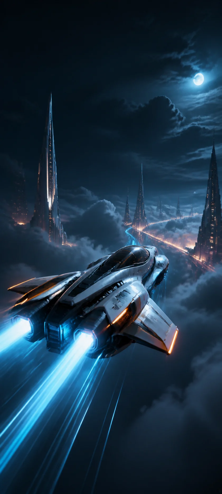 Moonlit Realm Cloud Racer