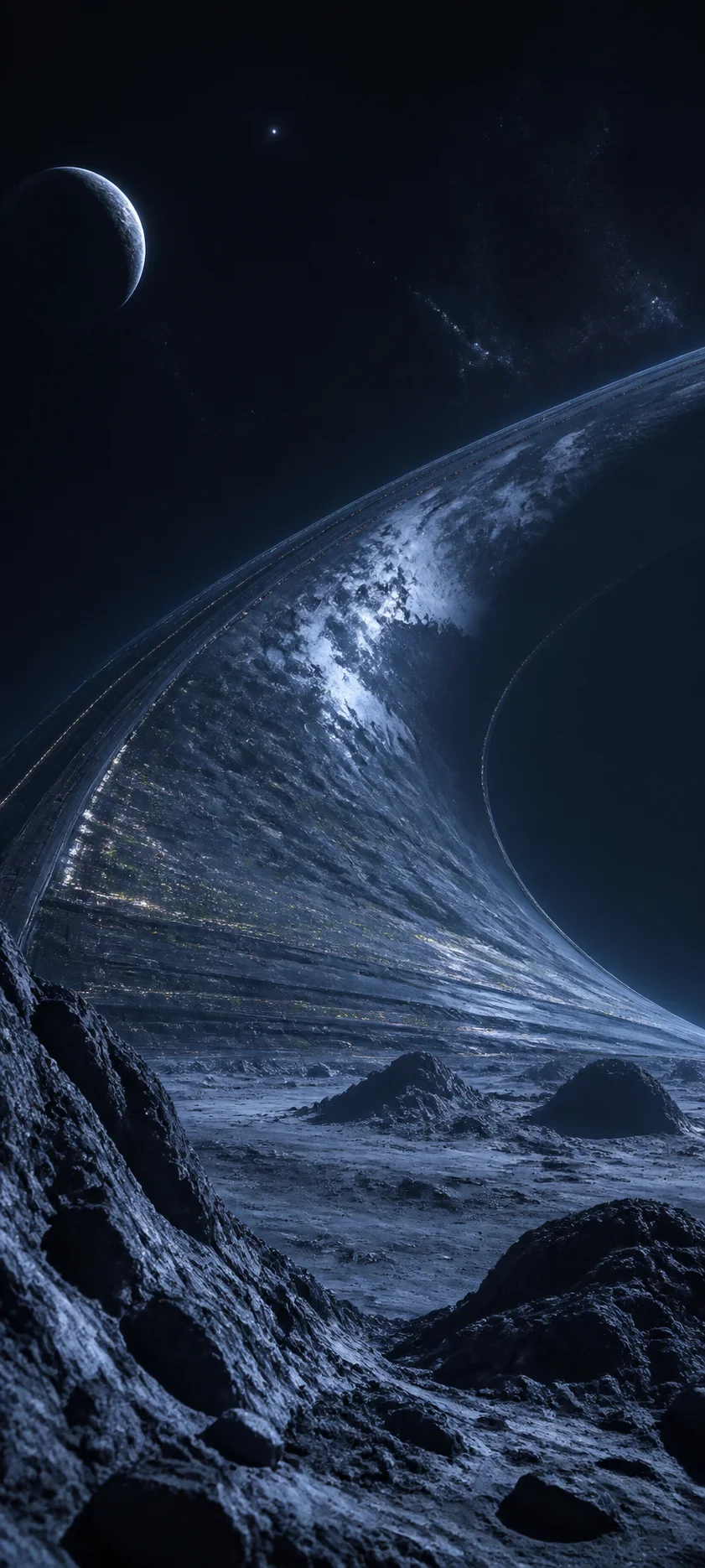 Moonlit Realm Orbital Ringworld