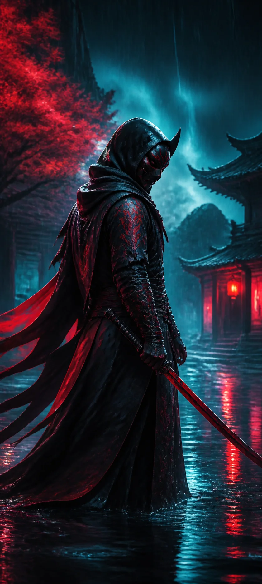 Painterly Prestige Cyber Samurai