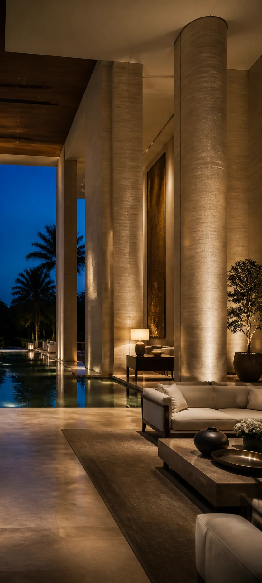 Blue Hour Grand Hotel Lobby