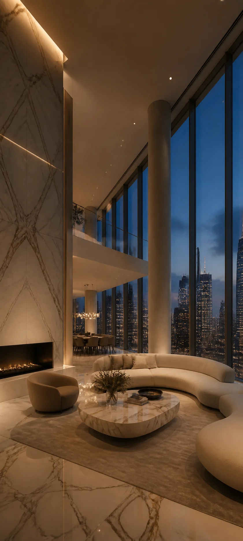 Blue Hour Marble Penthouse