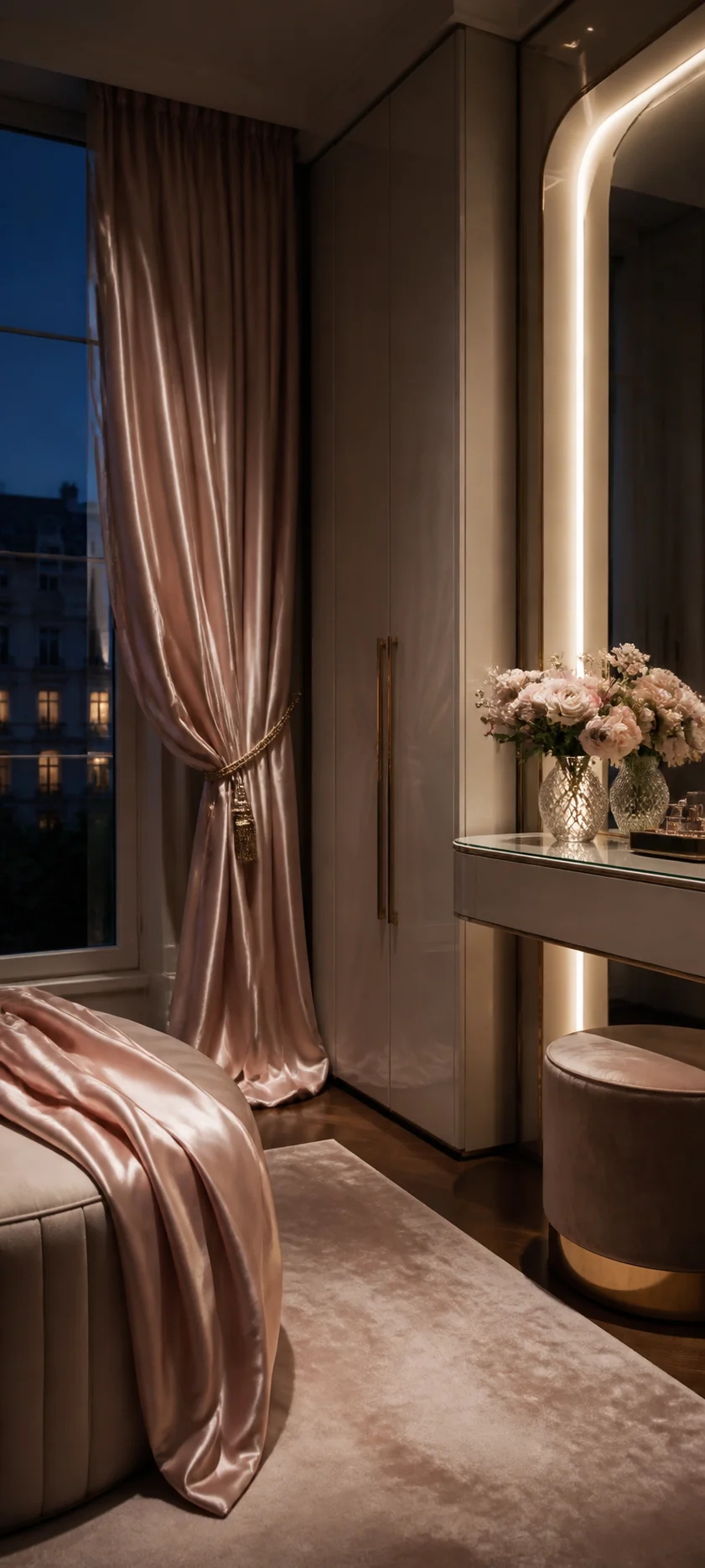 Blue Hour Silk Dressing Room