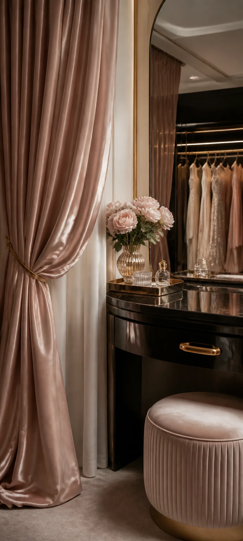 Editorial Detail Silk Dressing Room