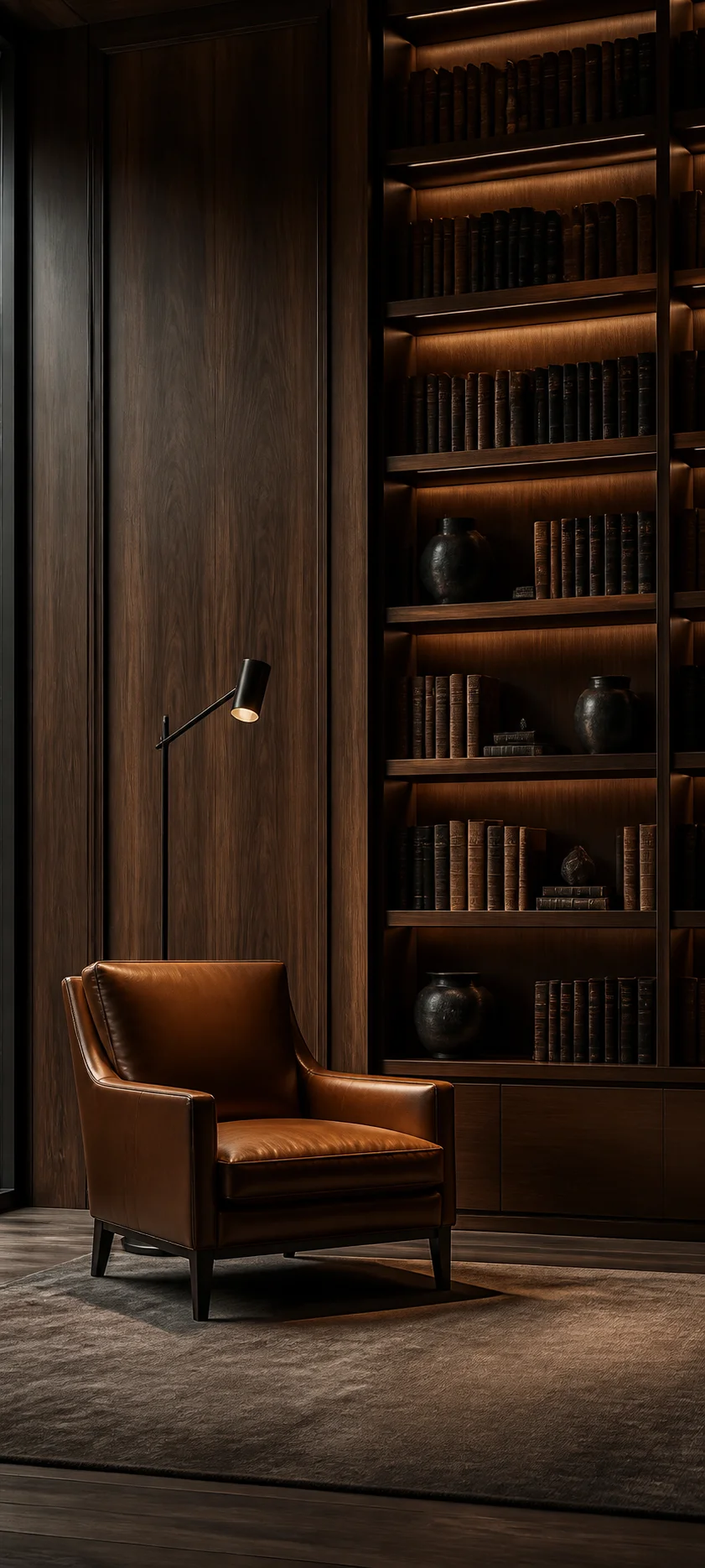 Minimal Luxe Executive Library