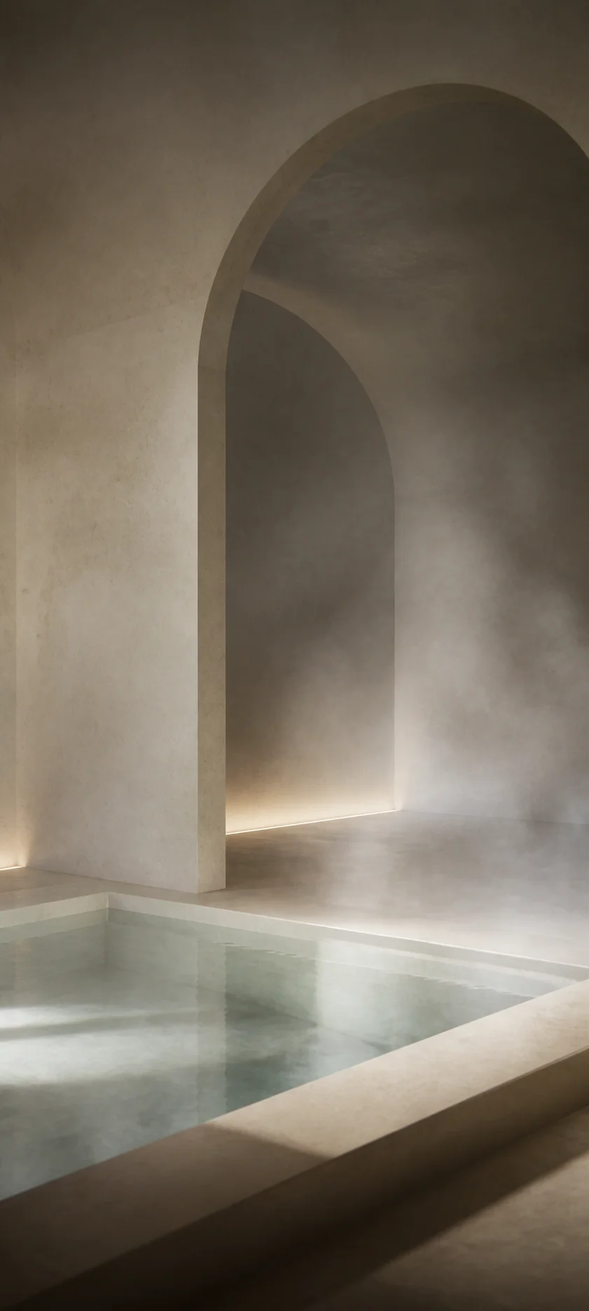 Minimal Luxe Sculptural Spa