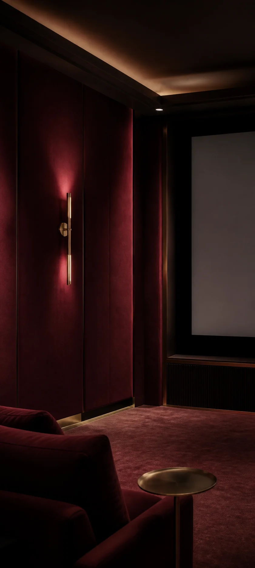 Minimal Luxe Velvet Cinema