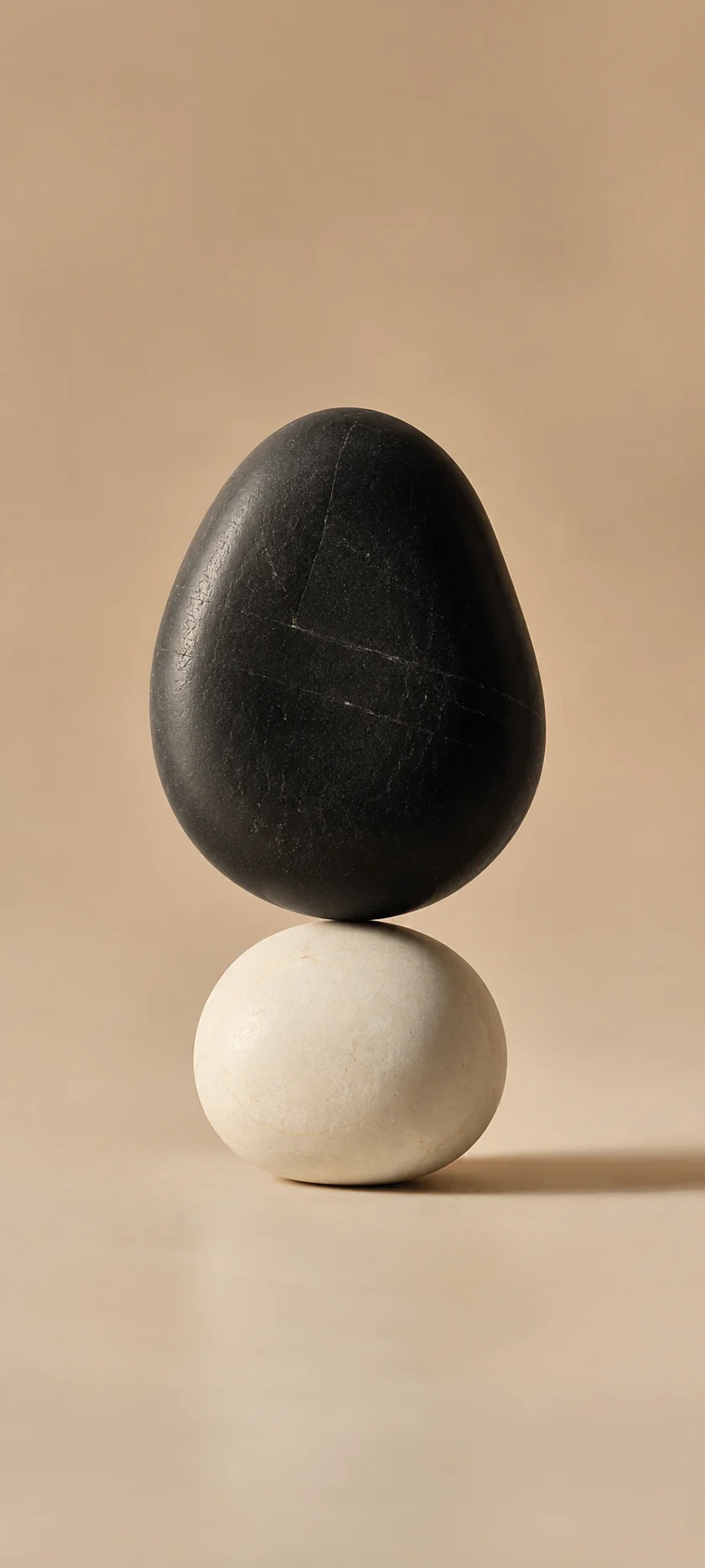 Balanced Black White Stones