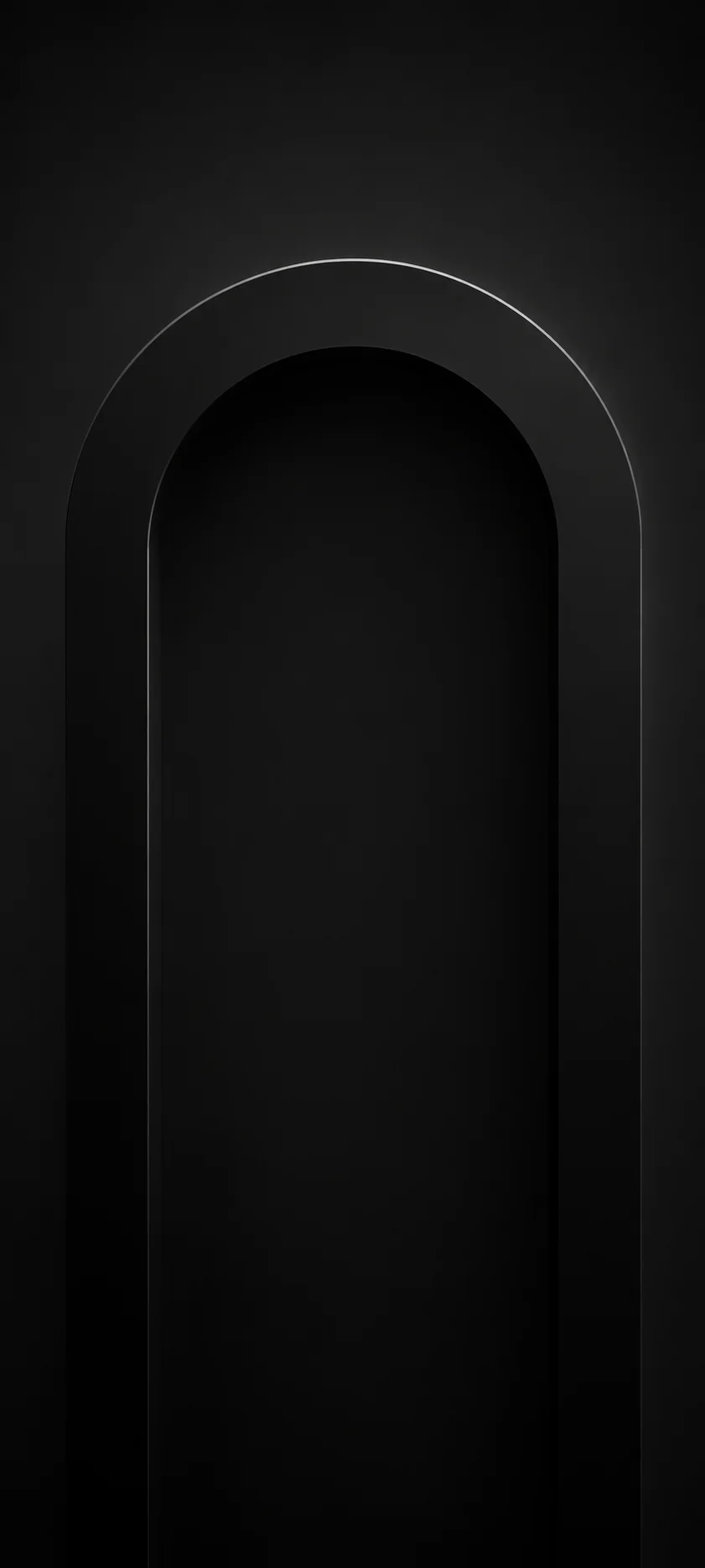 Black Arched Niche Glow