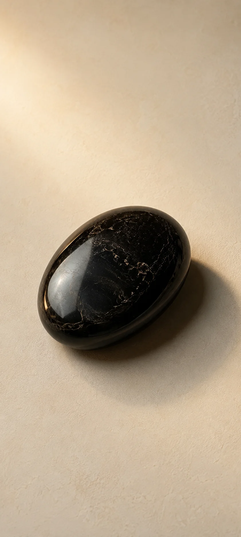 Black Marble Egg Beige