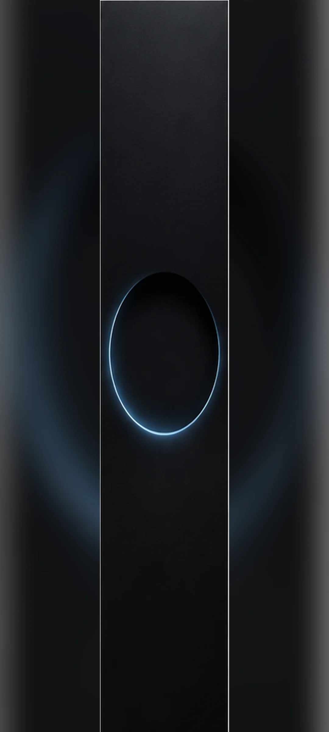 Blue Edge Circular Indentation