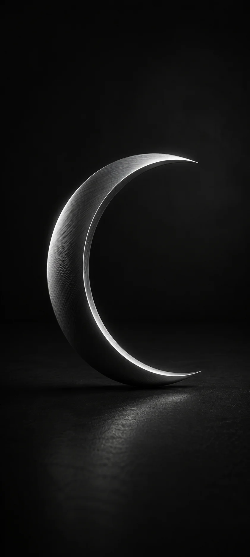 Metallic Crescent Moon Black