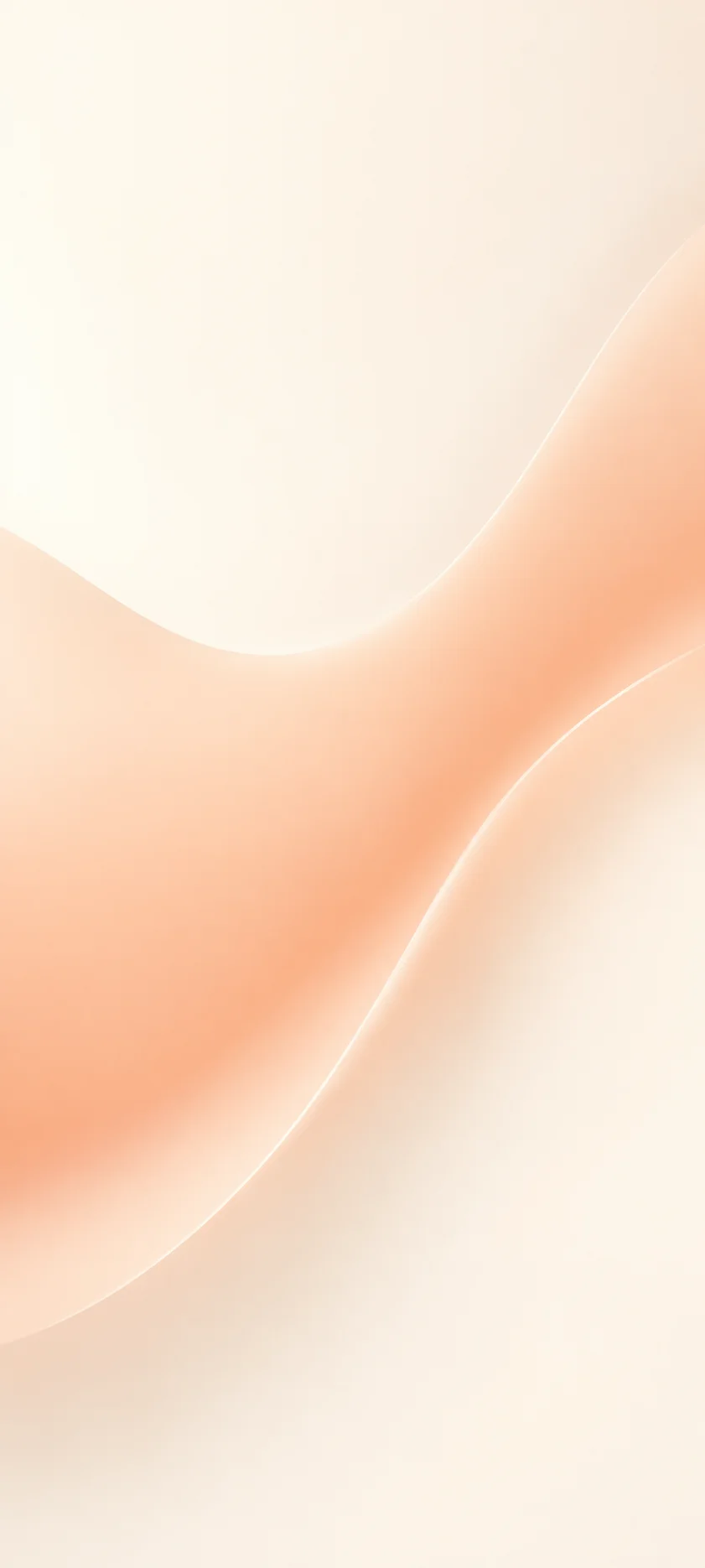 Peach Wave Gradient Abstract