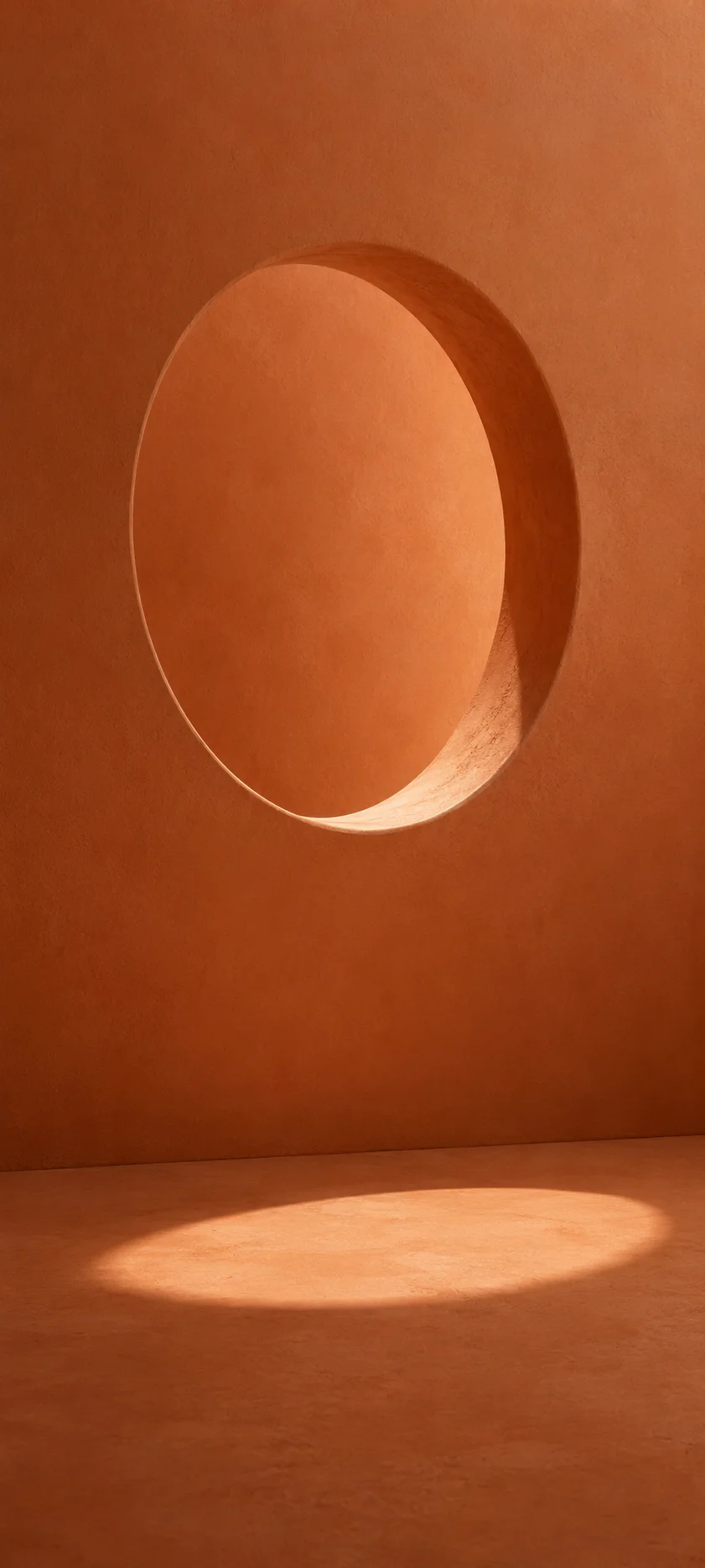 Terracotta Circular Niche Shadow
