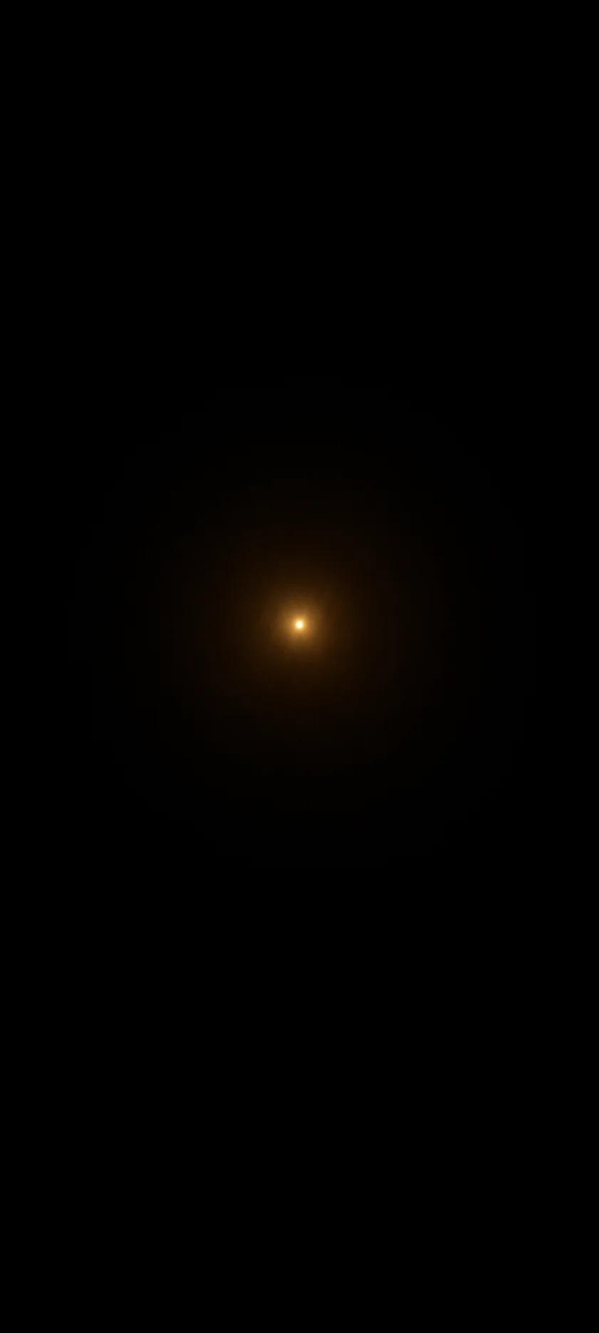 Tiny Amber Glow Black