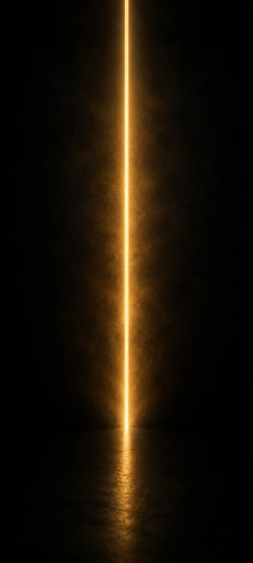Vertical Amber Light Beam