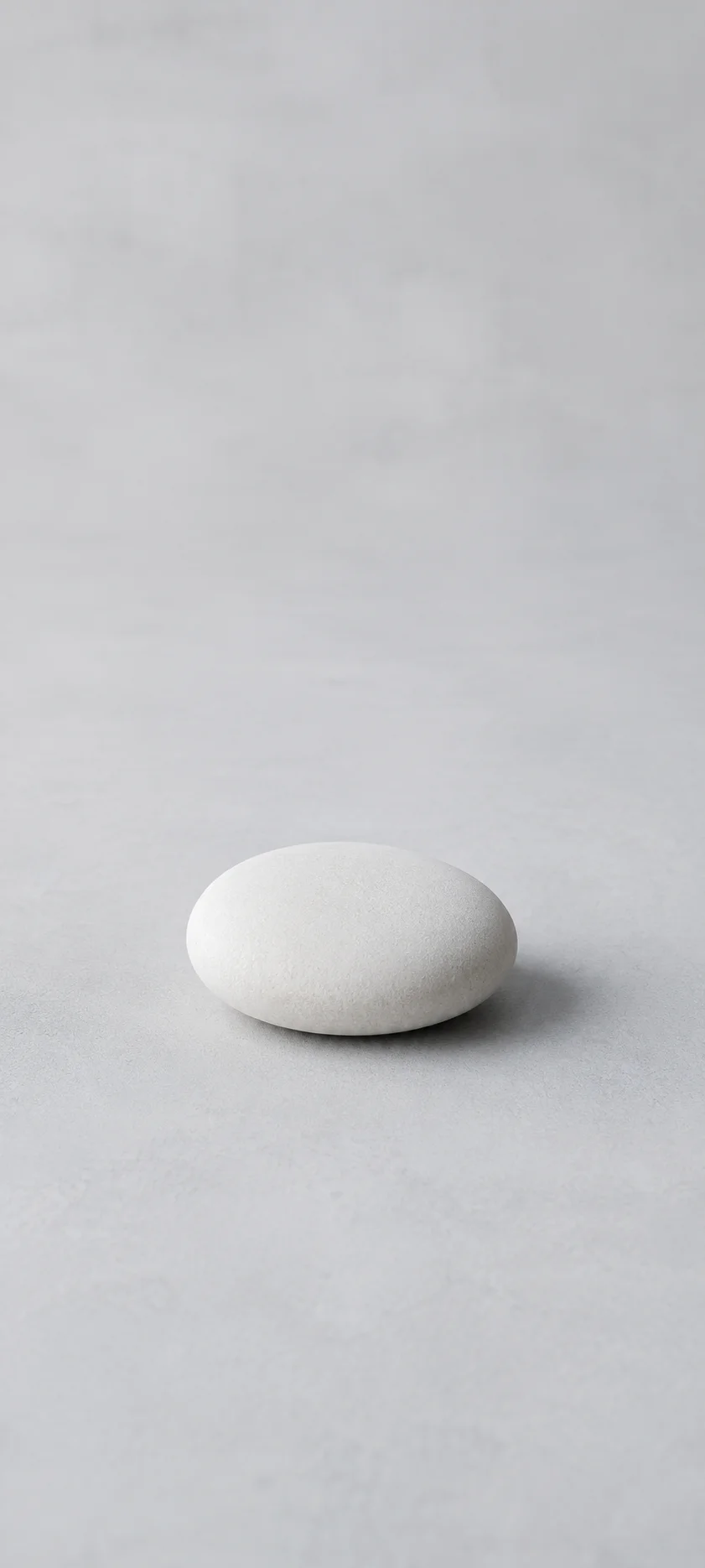 White Pebble On Gray