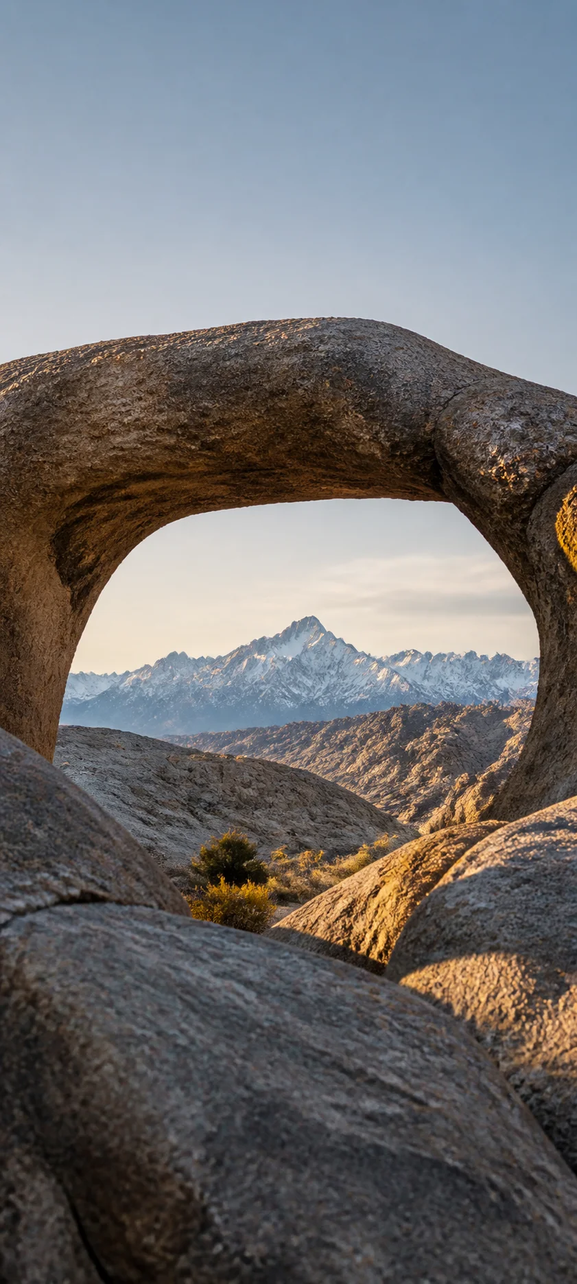 Granite Arch And Peaks