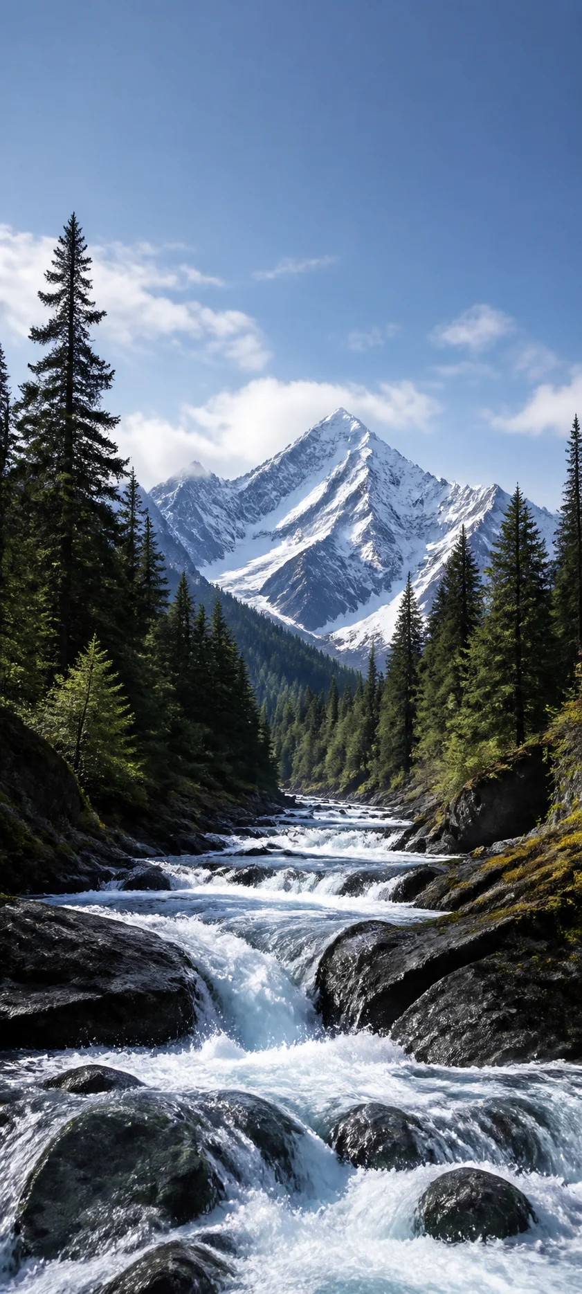 Mountain River Long Exposure