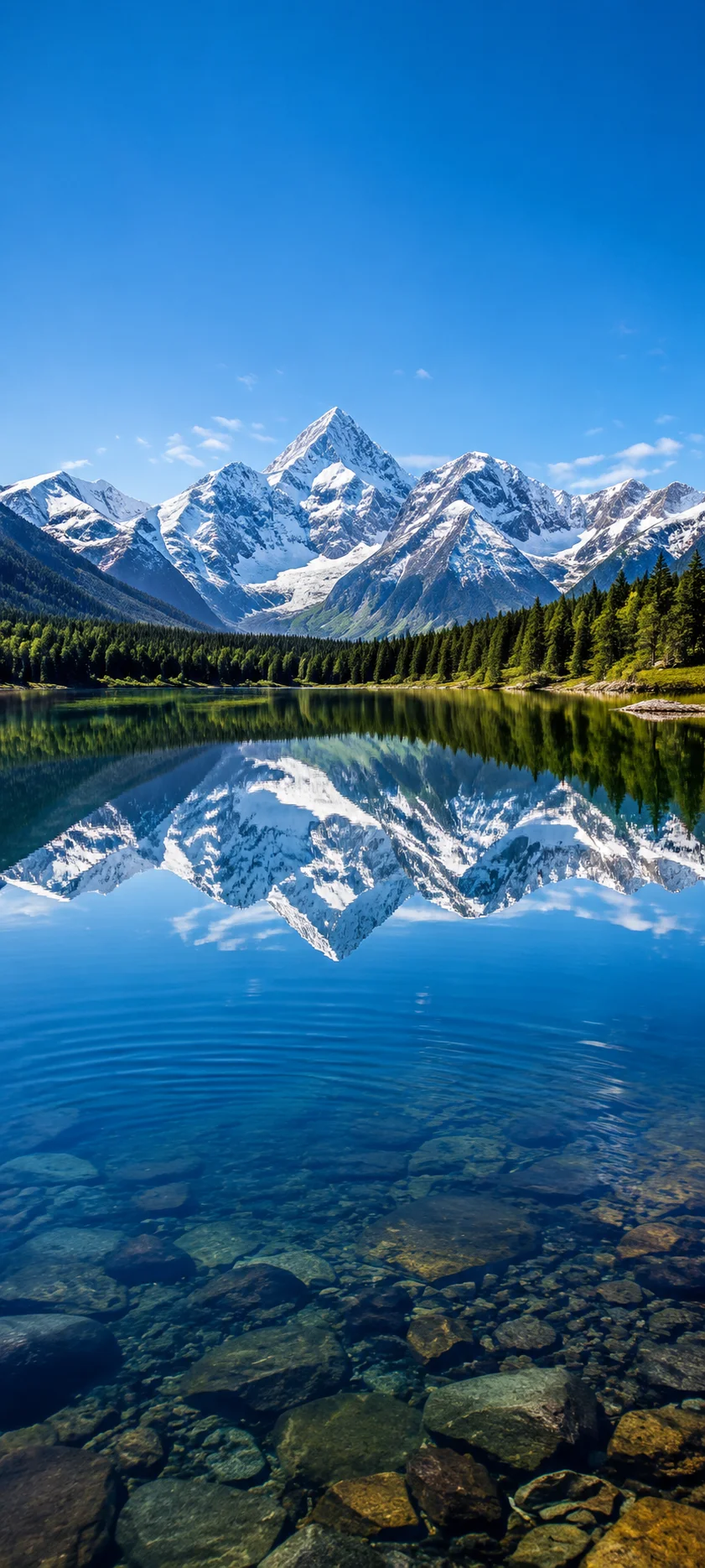 Alpine Lake Reflection