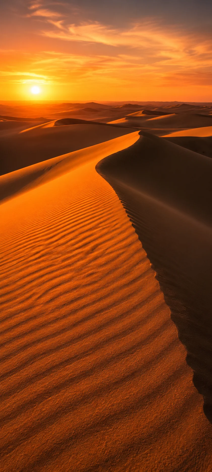 Desert Dunes at Sunset