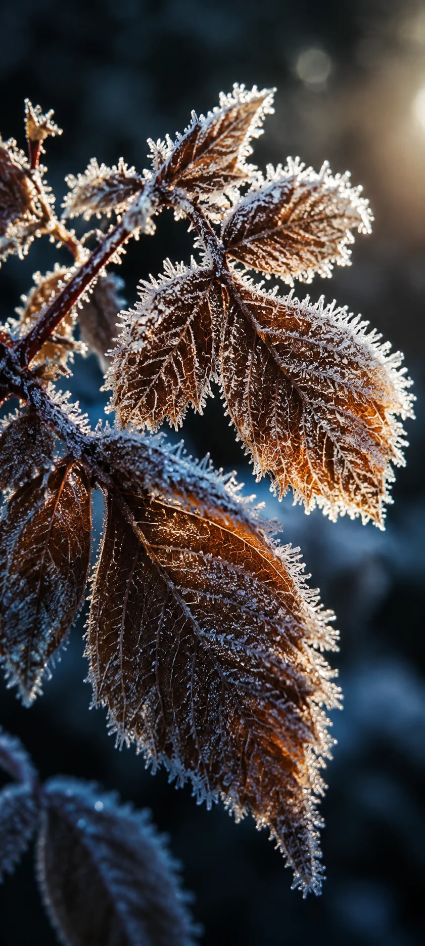 Frosted Autumn Leaves