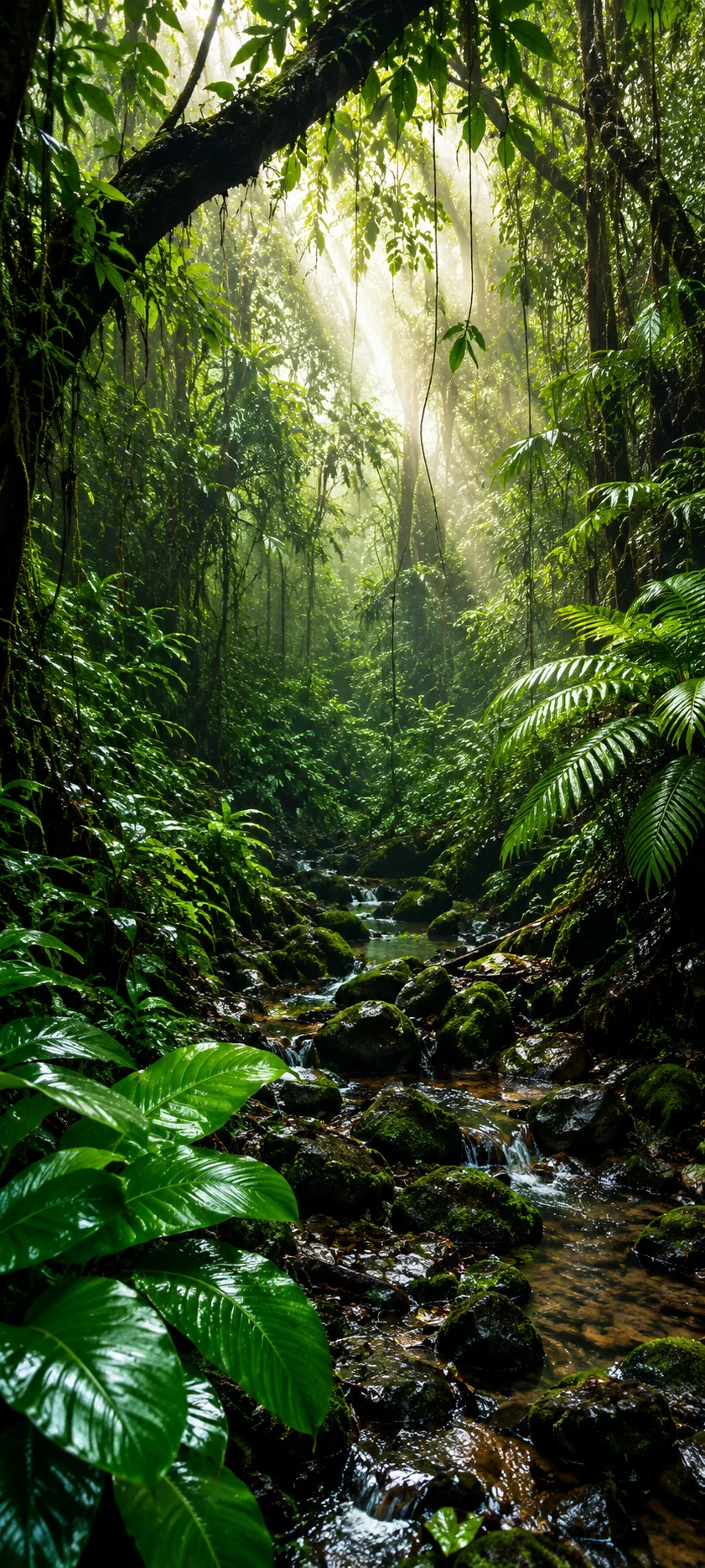 Rainforest Stream Path