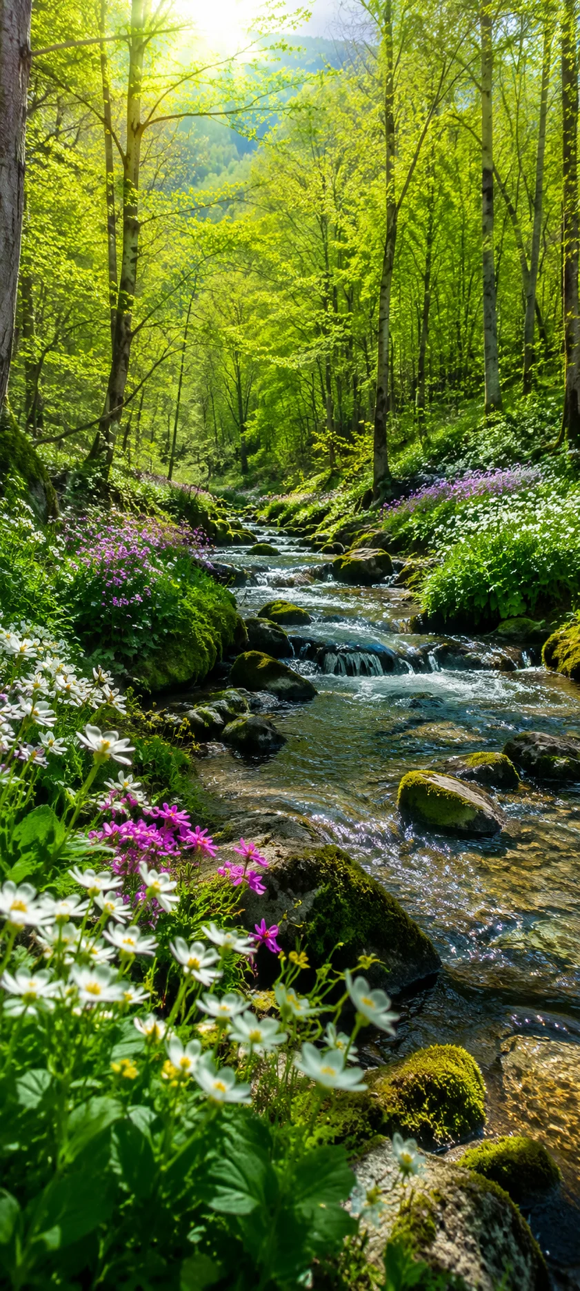 Spring Forest Stream