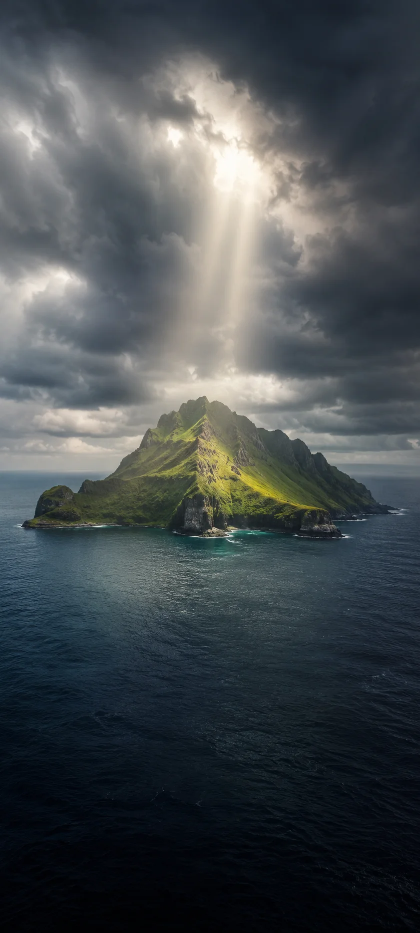 Sunbeam Over Island