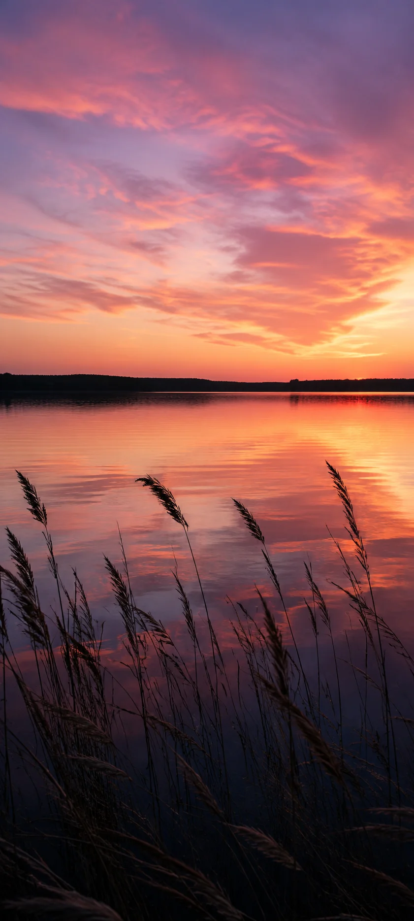 Sunset Reeds Lake