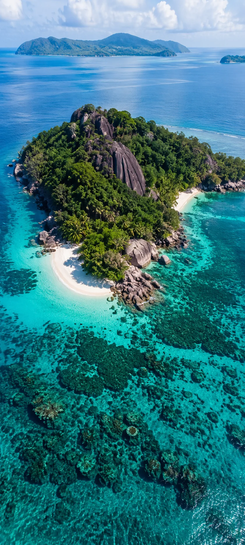Tropical Island Aerial