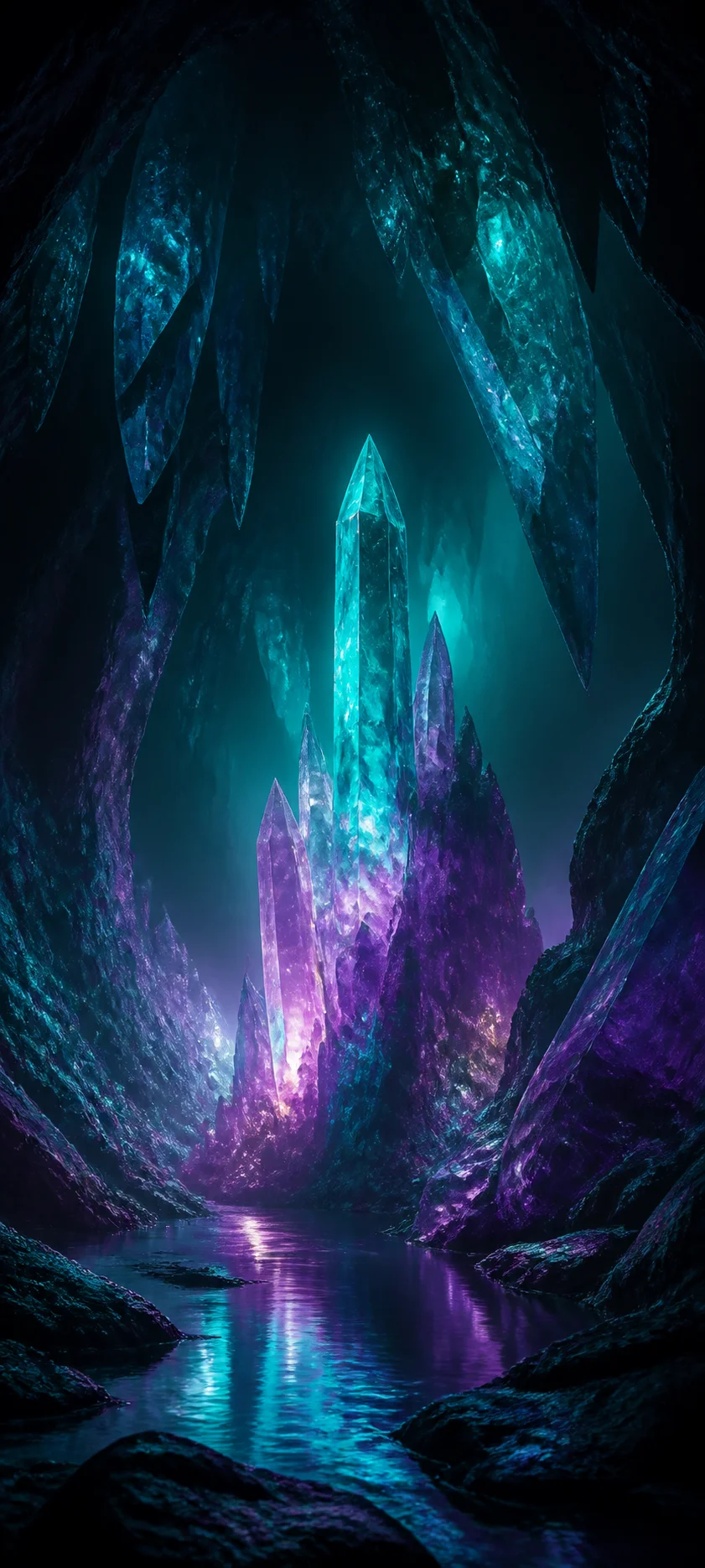 Epic Cinematic Glow Cavern