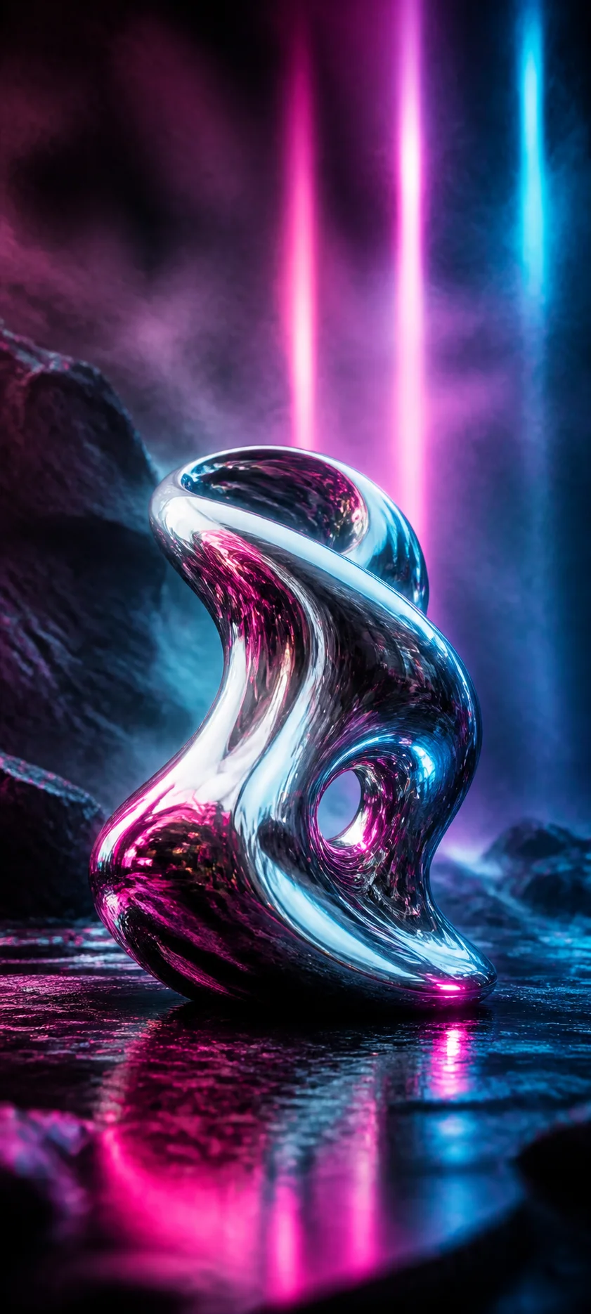 Epic Cinematic Neon Chrome
